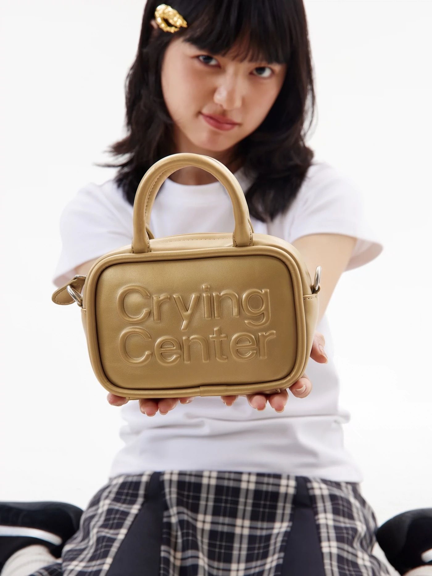 ★Crying Center ロゴ ゴールド ミニショルダーバック/送料込 楽天市場】【CryingCenter/クライングセンター】2way ミニバック