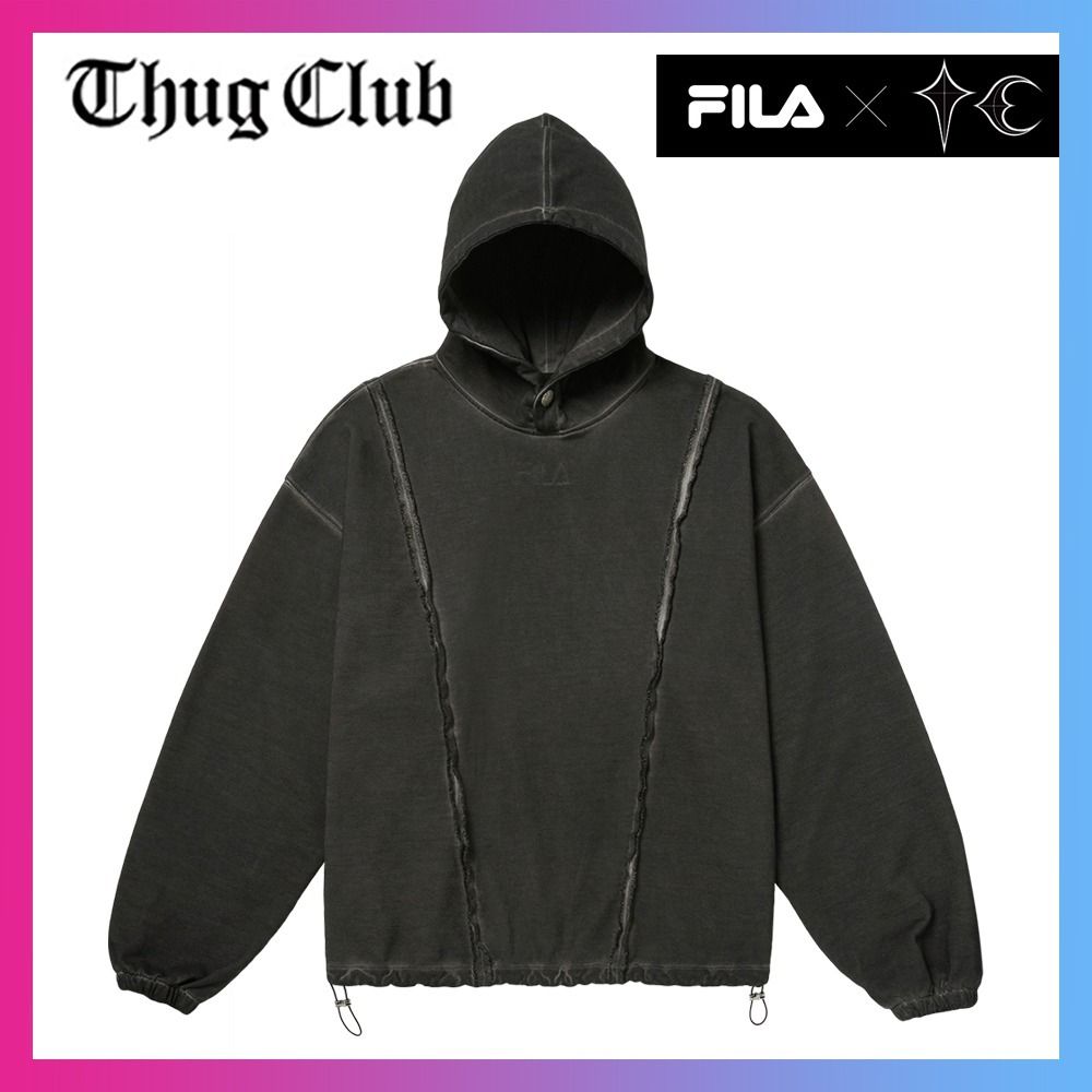 パーカー・フーディ THUG CLUB FILA x THUG Stitch Snap Hoodie 4FK809 THUG CLUB】THUG x FILA Stitch Snap Hoodie 日本未入荷 (Thug