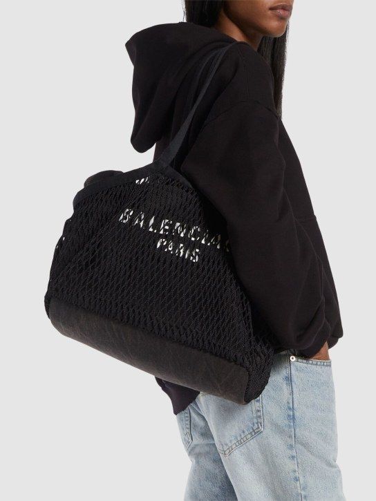 BALENCIAGA◇24/7 ミディアム フィッシュネット トートバッグ