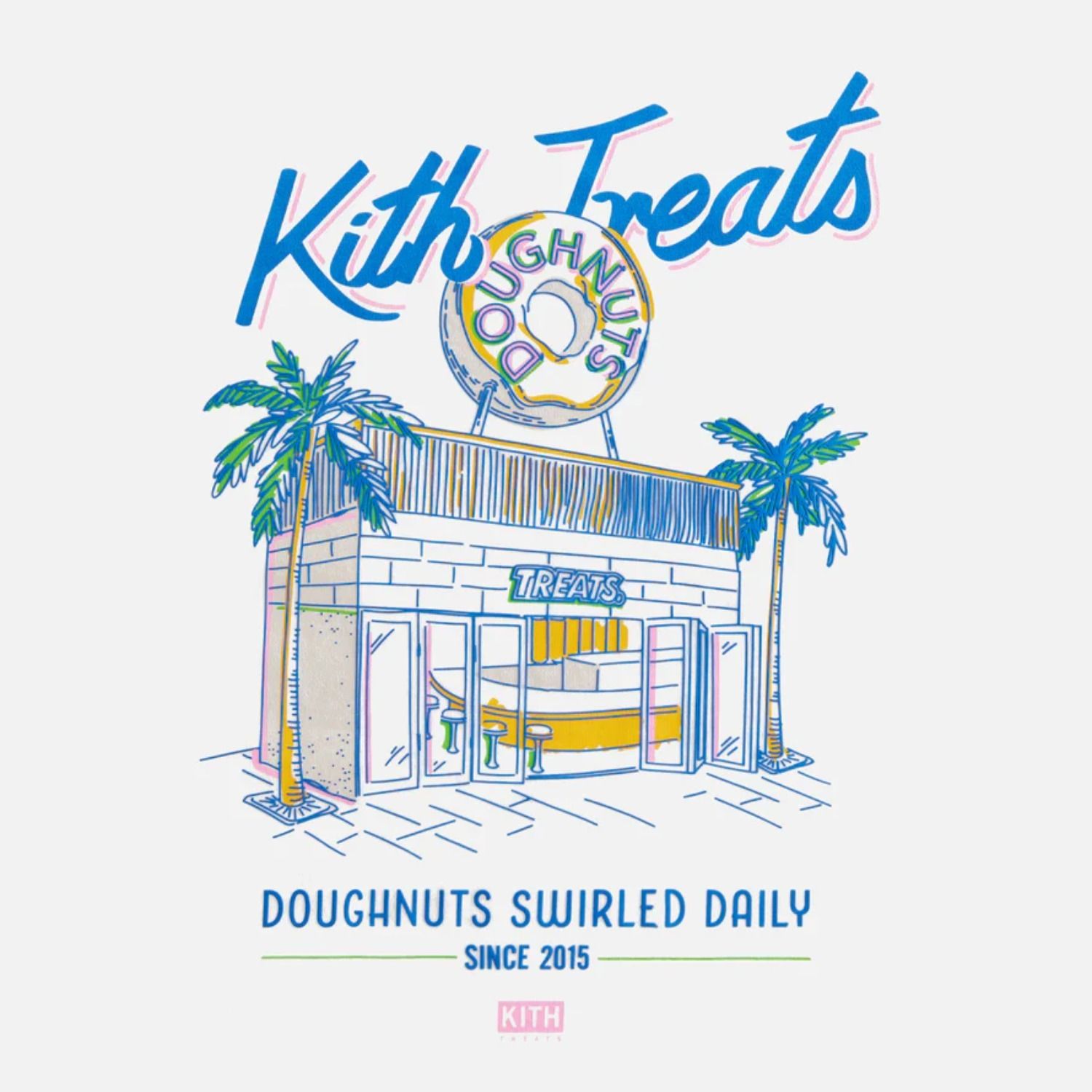 KITH Treats キス トリーツ Doughnut II アートワーク Tシャツ KITH Treats キス トリーツ Doughnut II アートワーク Tシャツ