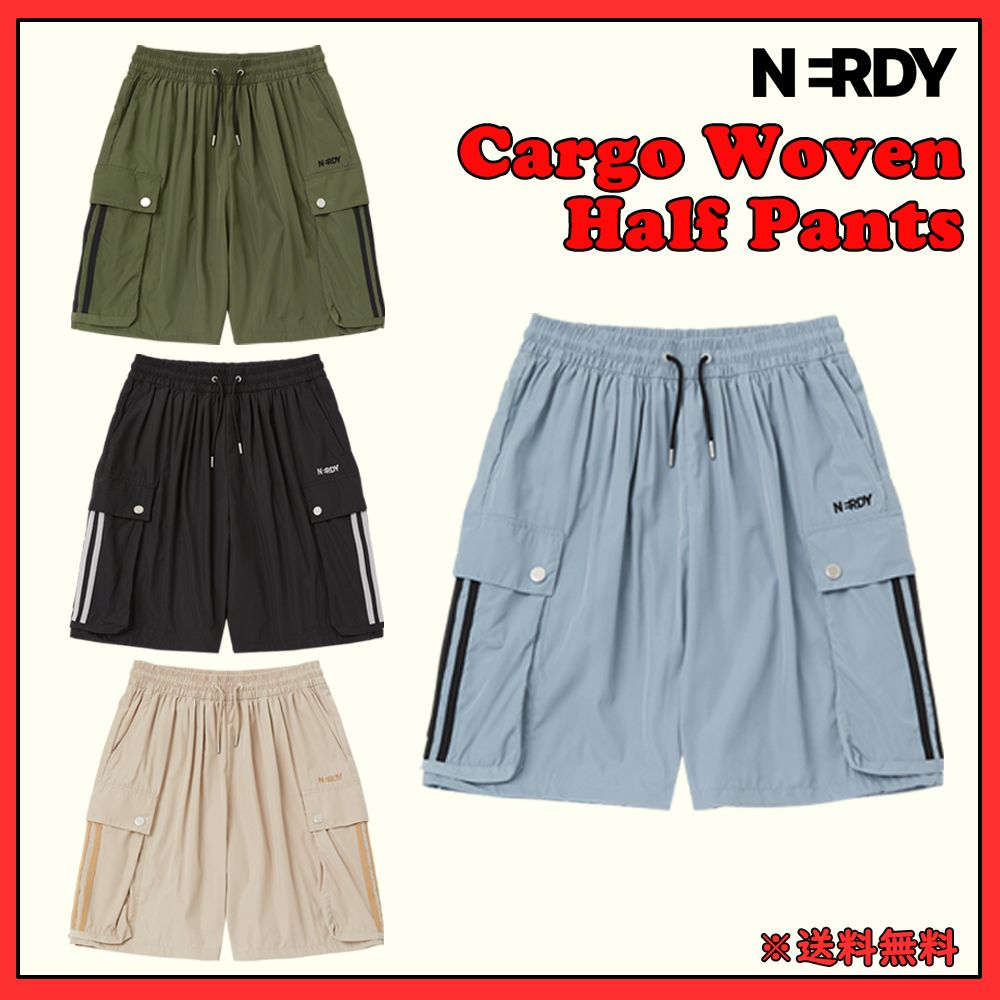 ファッション姫 通販 ノルディ◇Cargo Pants◇カーゴウーブンハーフパンツ Half Woven パンツ