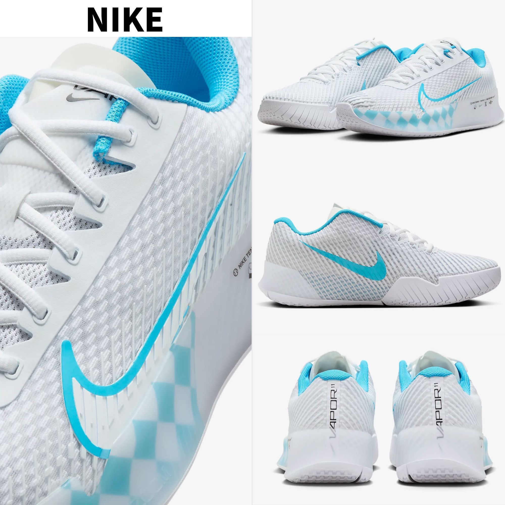 最新テニスシューズ☆NikeCourt Air Zoom Vapor 11☆お早めに！ 最新テニスシューズ☆NikeCourt Air Zoom Vapor 11☆お早めに
