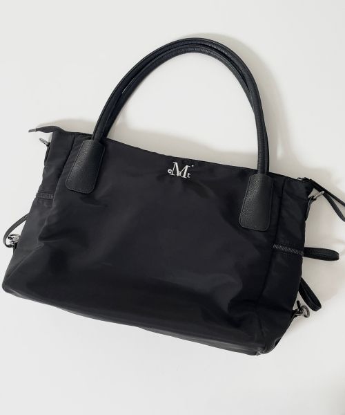 【MUCENT】 3WAY SIGNATURE LOGO TOTE BAG/追跡付 MUCENT】 3WAY SIGNATURE LOGO TOTE BAG/追跡付