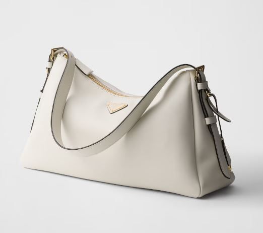 PRADA☆プラダ エミーラージリナイロン&レザーショルダーバッグ 新作【プラダ】プラダ エメ ラージ レザー ショルダーバッグ
