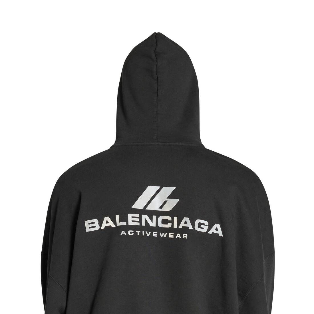 ●送料込●BALENCIAGA●Activewear オーバーサイズ フーディ 関税送料込み】BALENCIAGA ACTIVEWEAR HOODIE オーバーサイズ