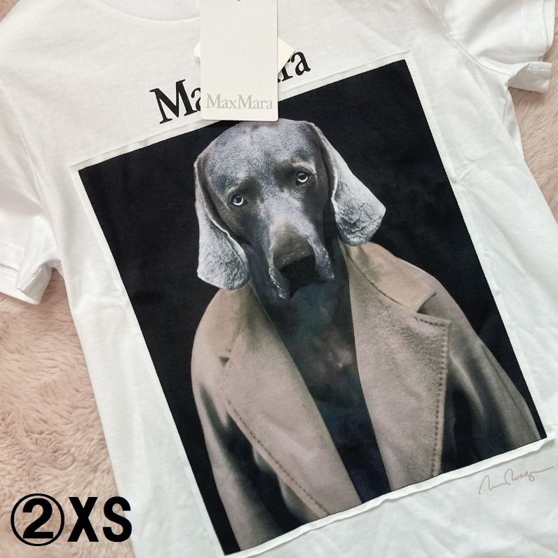 Max Mara ドッグプリント Tシャツ | ホワイト | FARFETCH JP