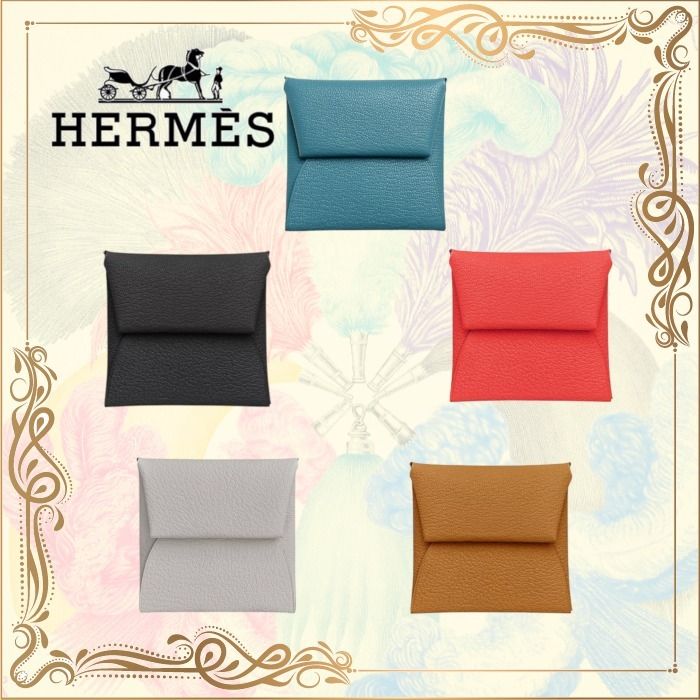 大人気♪【HERMES】マイソールゴートレザー バスティアケース 注目！【HERMES】バスティアウォレット マイソールゴート