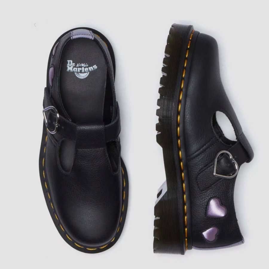 Dr. Martens ポリーハート バージニア メリージェーン シューズ Dr Martens☆POLLEY HEART SATIN MARY JANE☆メリージェーン (Dr