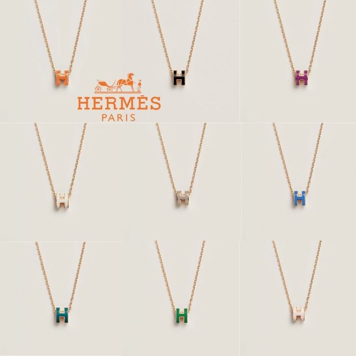 エルメス・HERMES】MINI POP H (ミニポップH) ネックレス