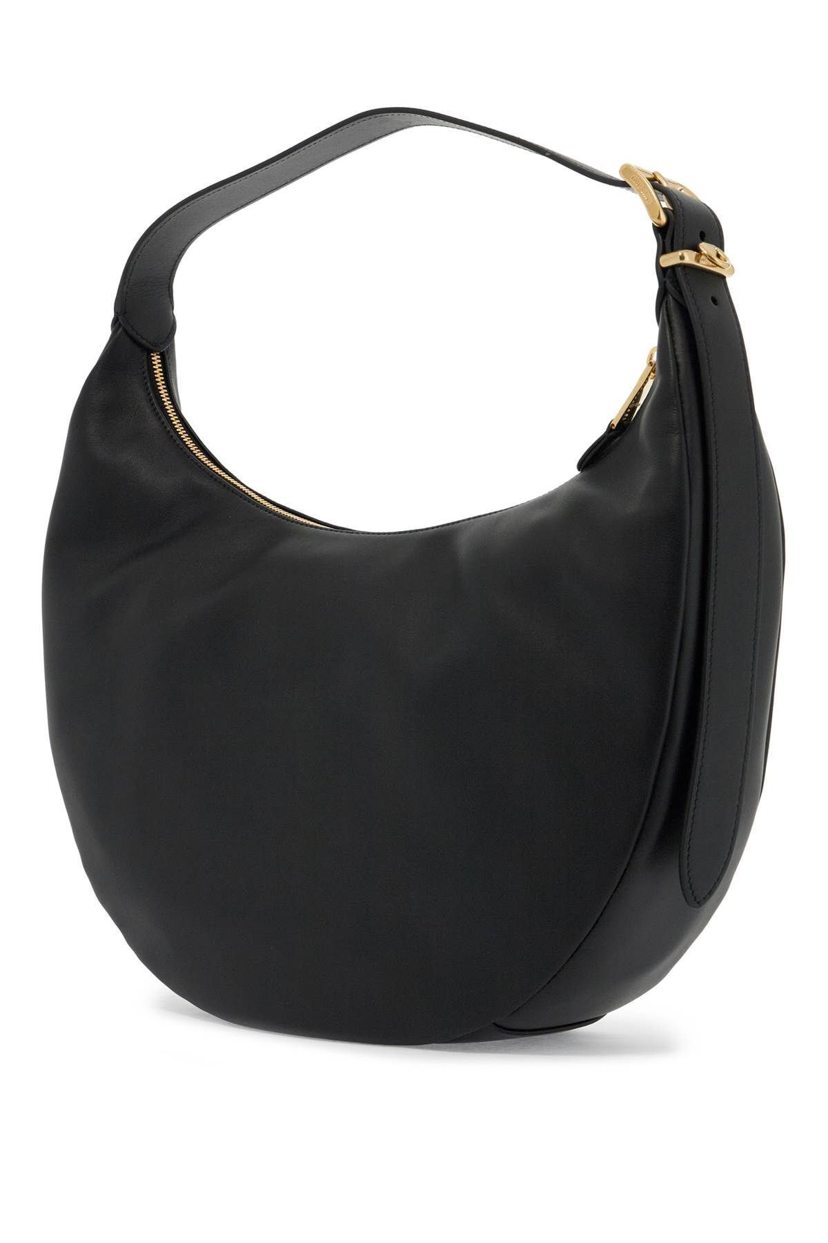MIUMIU】レザーホーボーバッグ【関税送料込】 (MiuMiu
