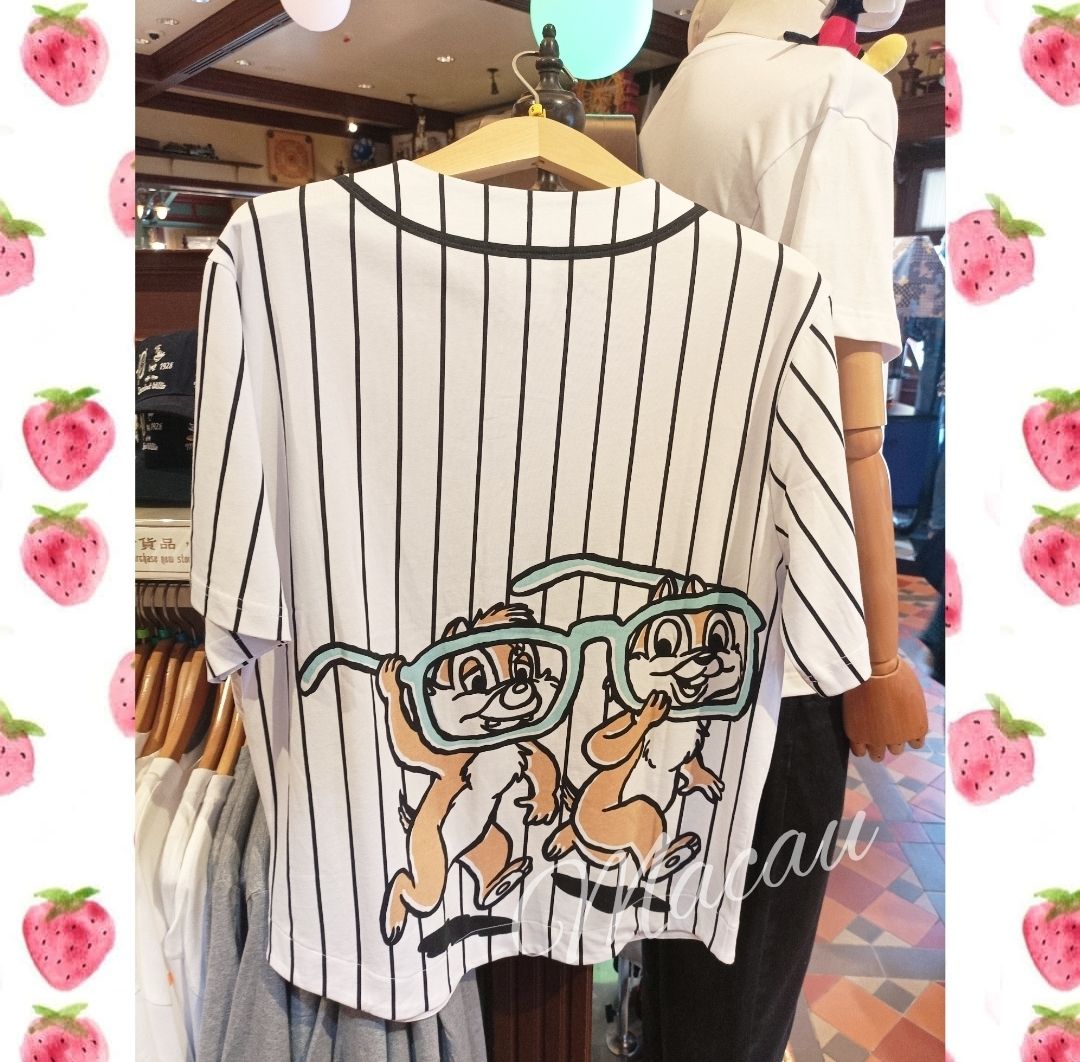香港ディズニー限定☆チップ&デール大人用シャツ (Disney/シャツ