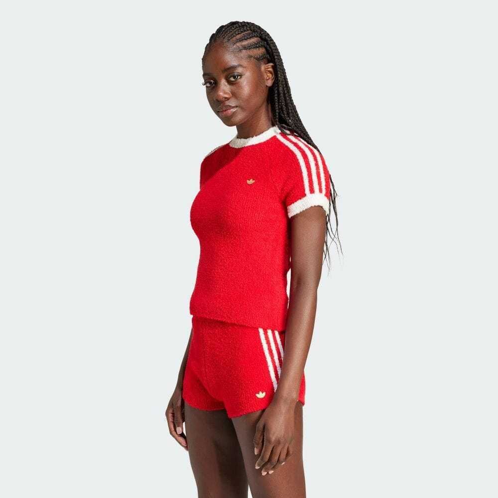 国内発送【adidas】プレミアム フルファッションドニットTシャツ