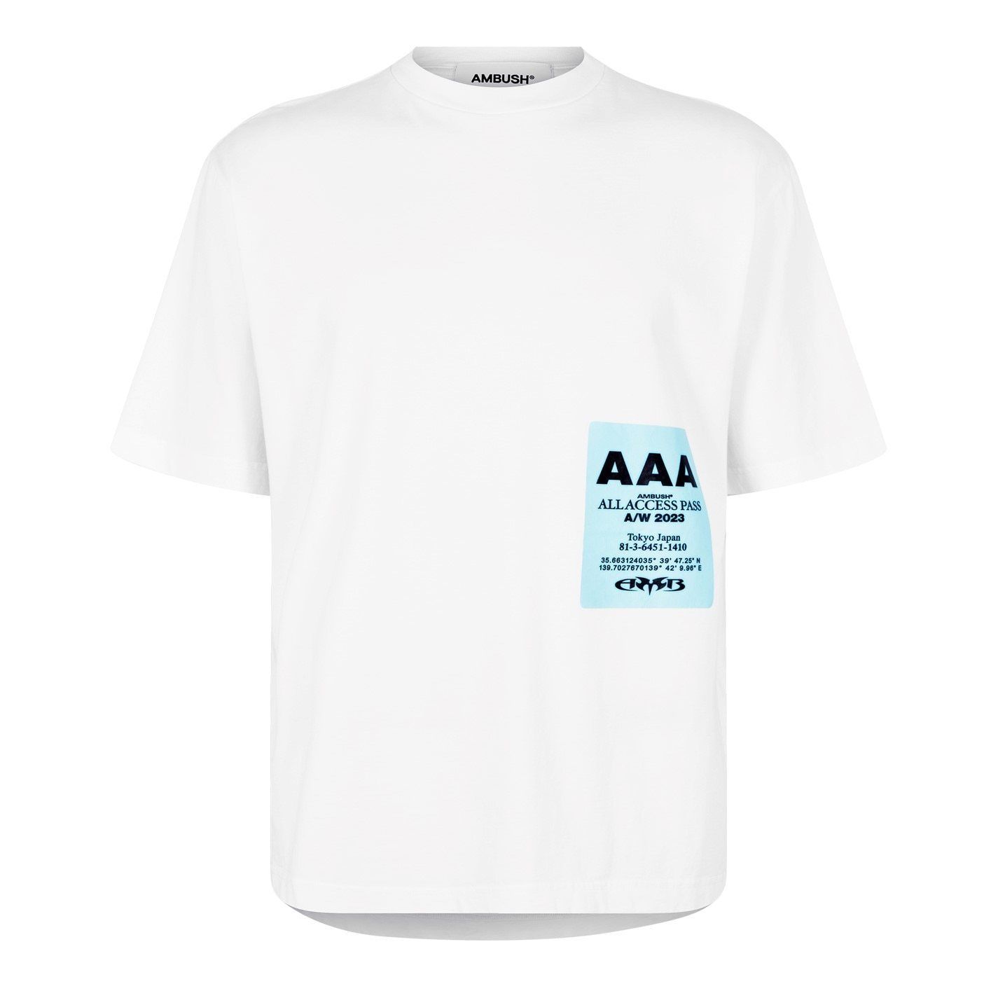 関税込◇AMBUSH Pass オーバーサイズ Tシャツ (AMBUSH/Tシャツ