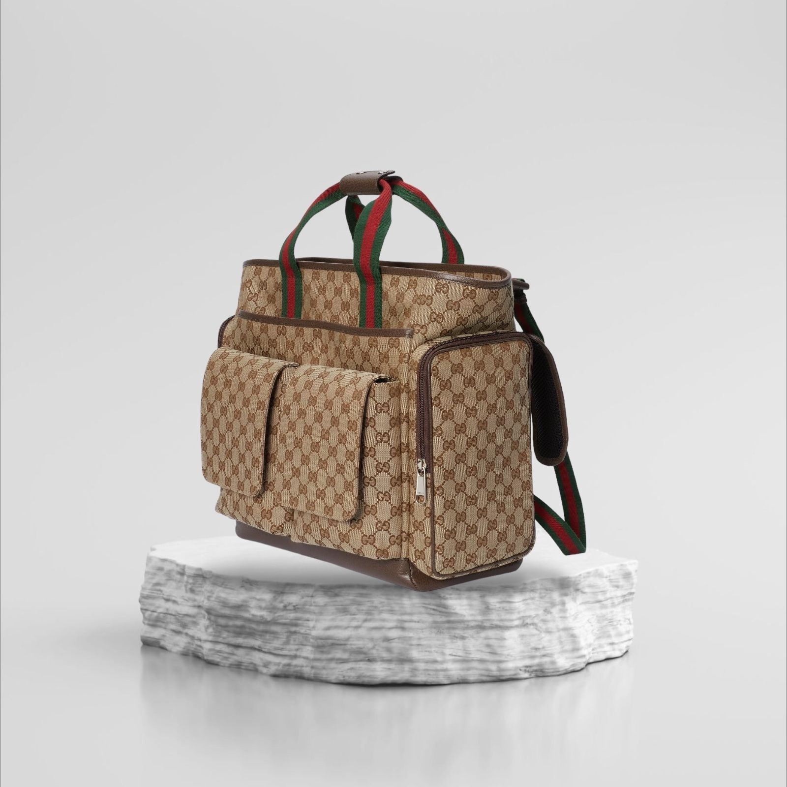 GUCCI＊ORIGINAL GG DIAPER BAG マザーズバッグ＊送料込 (GUCCI