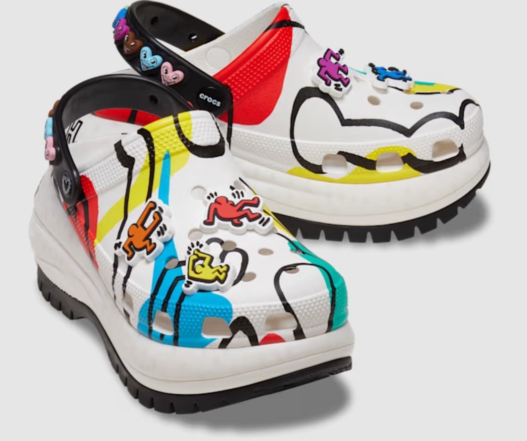 ☆人気☆【Crocs】☆厚底 キースヘリングメガクラッシュ☆ ☆人気☆【Crocs】☆厚底 キースヘリングメガクラッシュ