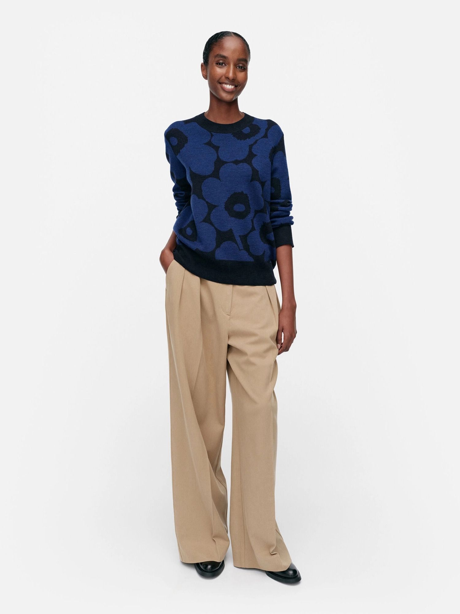 marimekko マリメッコ/ Koolaus Pieni Unikko ニットセーター