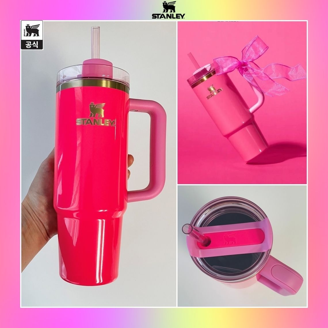 STANLEY】QuencherH2.0 Flowstate Tumbler 887ml☆Pink Parade STANLEY】QuencherH2.0 Flowstate Tumbler 887ml☆Pink Parade
