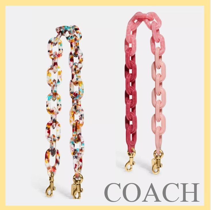 COACH＊バッグに付け替え♪ レジン製 チェーンストラップ CA836