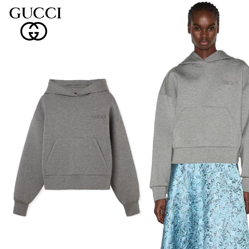 2025SS グッチ コットンジャージー スウェットシャツ 500円引きクーポン】 24-25新作 (GUCCI スウェットシャツ