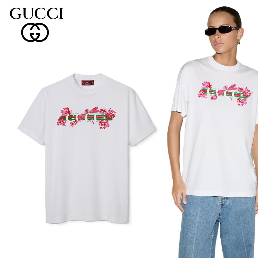 関税込☆VERSACE☆コンパクトコットンジャージーTシャツ345 VERSACE ヴェルサーチ ロゴ刺繡 コットン Tシャツ ブラック