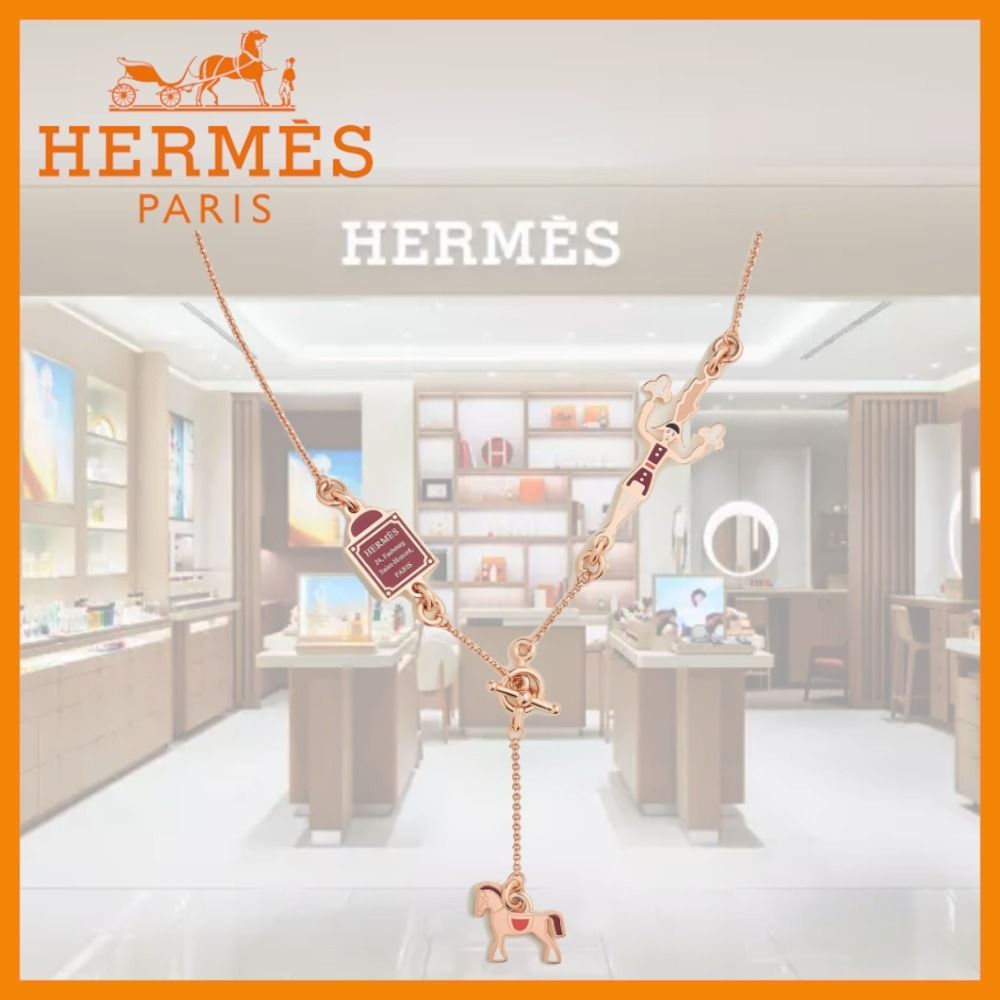 かわいらしいデザイン♪】Hermes ネックレス (HERMES/ネックレス