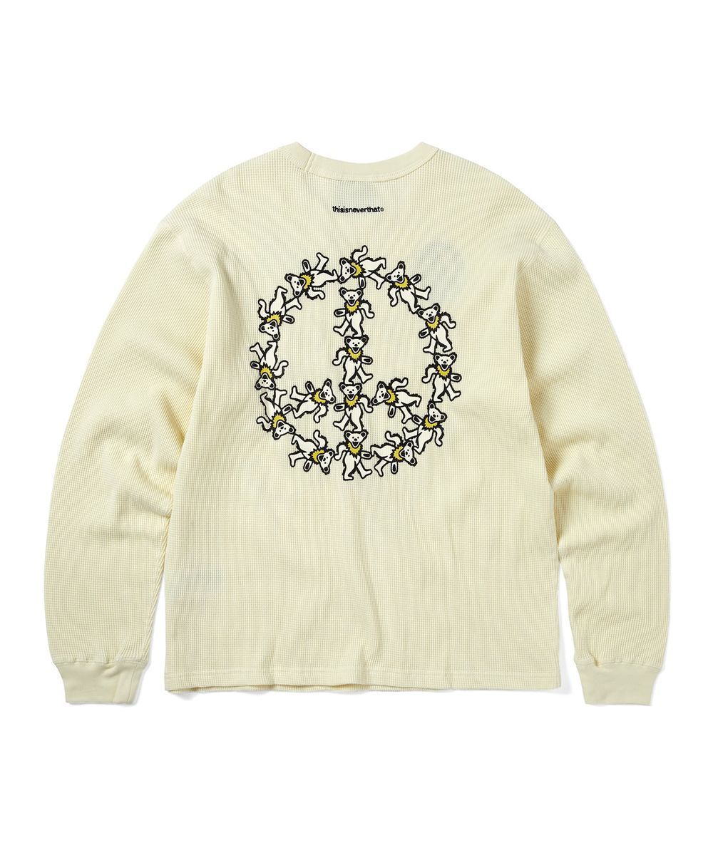 thisisneverthat GD Peace Bears Waffle L S Top