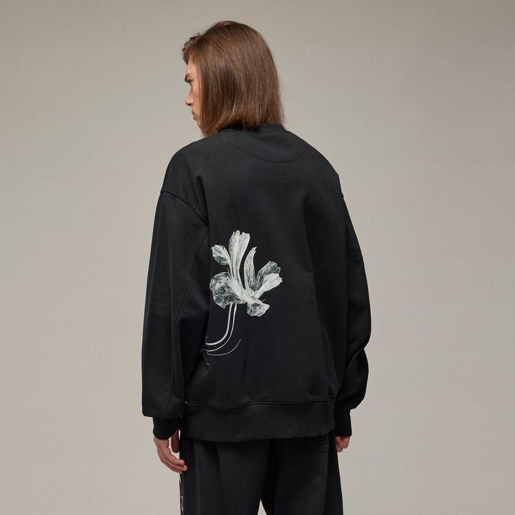 送関込【Y-3】フローラルプリントクルーネックスウェットシャツ 関税込】◇Y-3 ワイスリー◇フローラル スウェットシャツ (Y-3