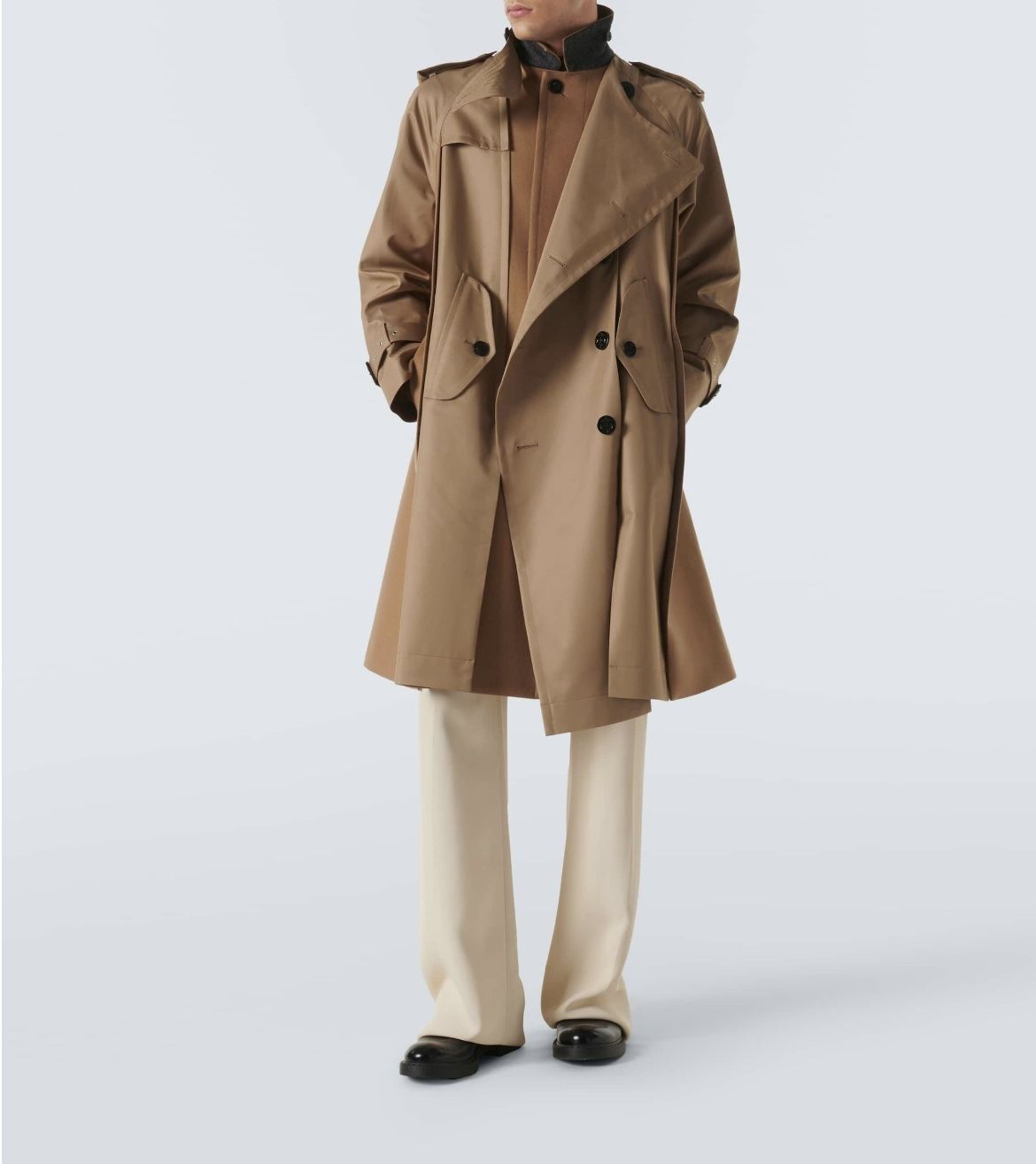 値下げ不可 sacai × nike トレンチジャケット モッズコート L