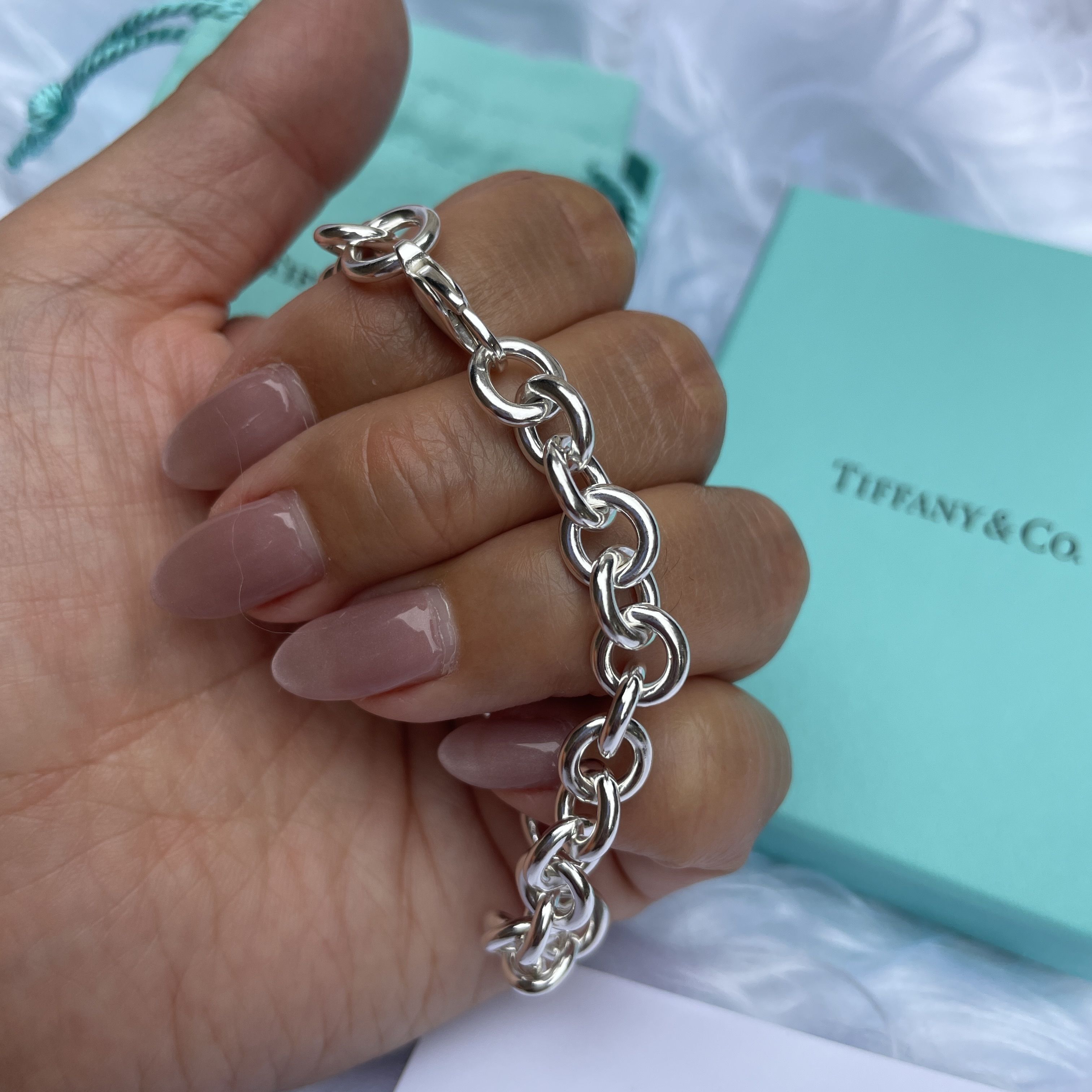 【楽天スーパーセール】 Tiffany】Round Link ブレスレット リンク ラウンド Bracelet アクセサリー