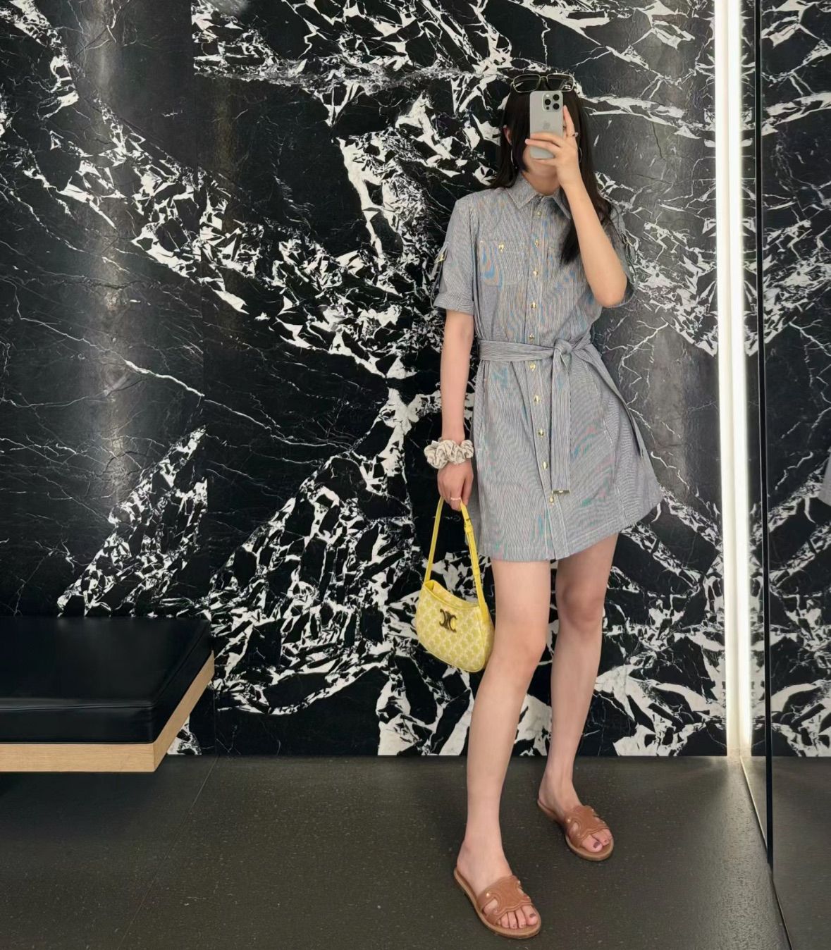 【可愛い♪】CELINE TRAPEZE MINI DRESS トラペーズ ミニドレス TRAPEZE MINI DRESS IN FLORAL GUIPURE