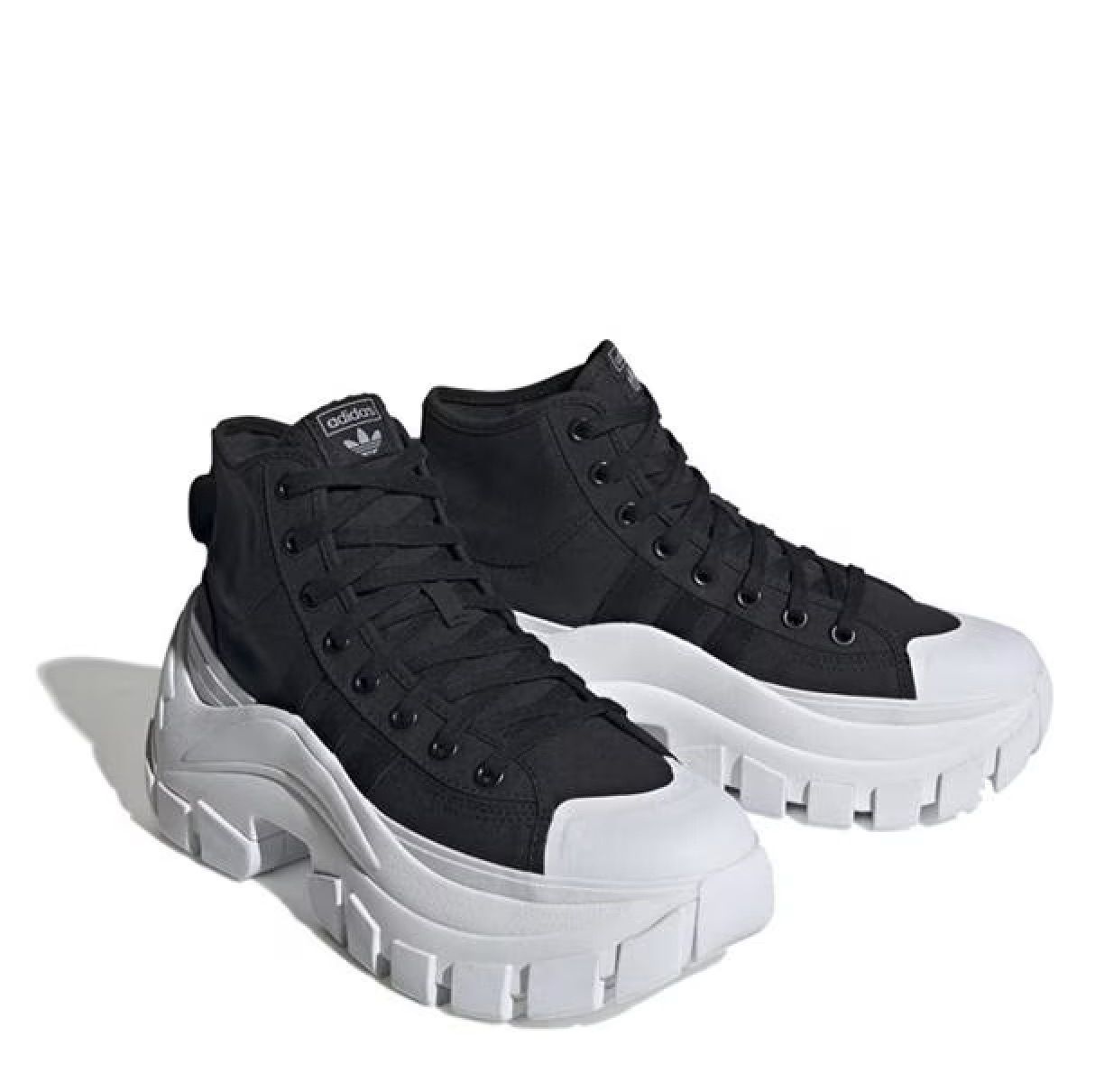 セール ◇ Adidas ◇Nizza XY22 厚底 ハイカットスニーカー◇黒