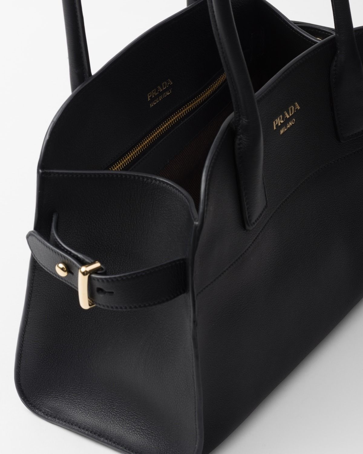 ミディアム ソフトグレインレザー トートバッグ (PRADA