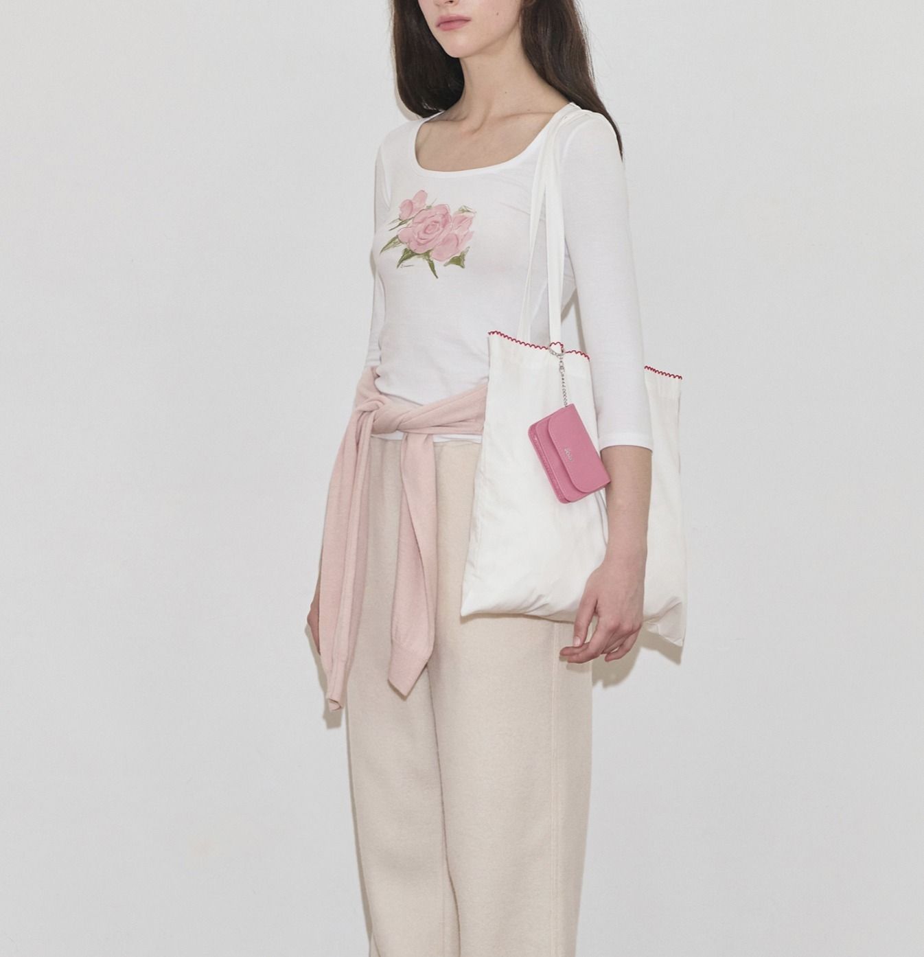 ★送料・関税込★sinoon★Logo Lace Eco Bag★エコバッグ★ org.jpg