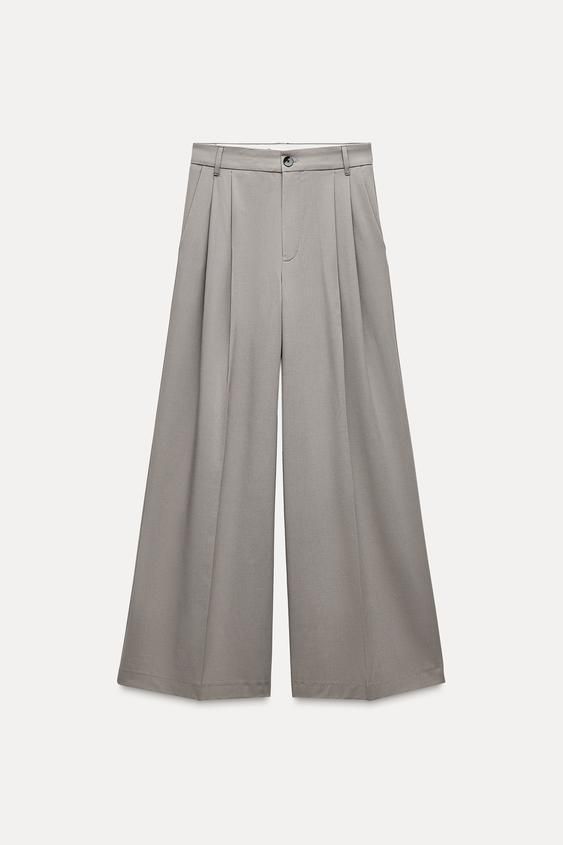 ダブルプリーツパンツ - ブラック | ZARA Japan / 日本