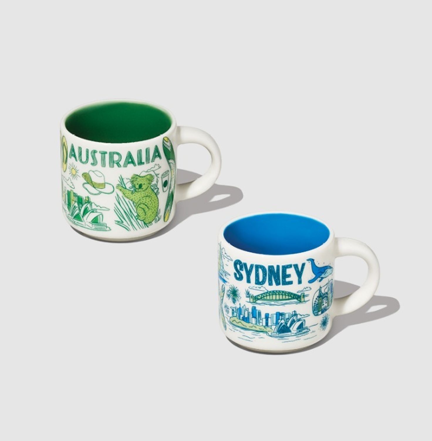 Starbucks オーストラリア＆シドニー 限定 ミニカップセット 