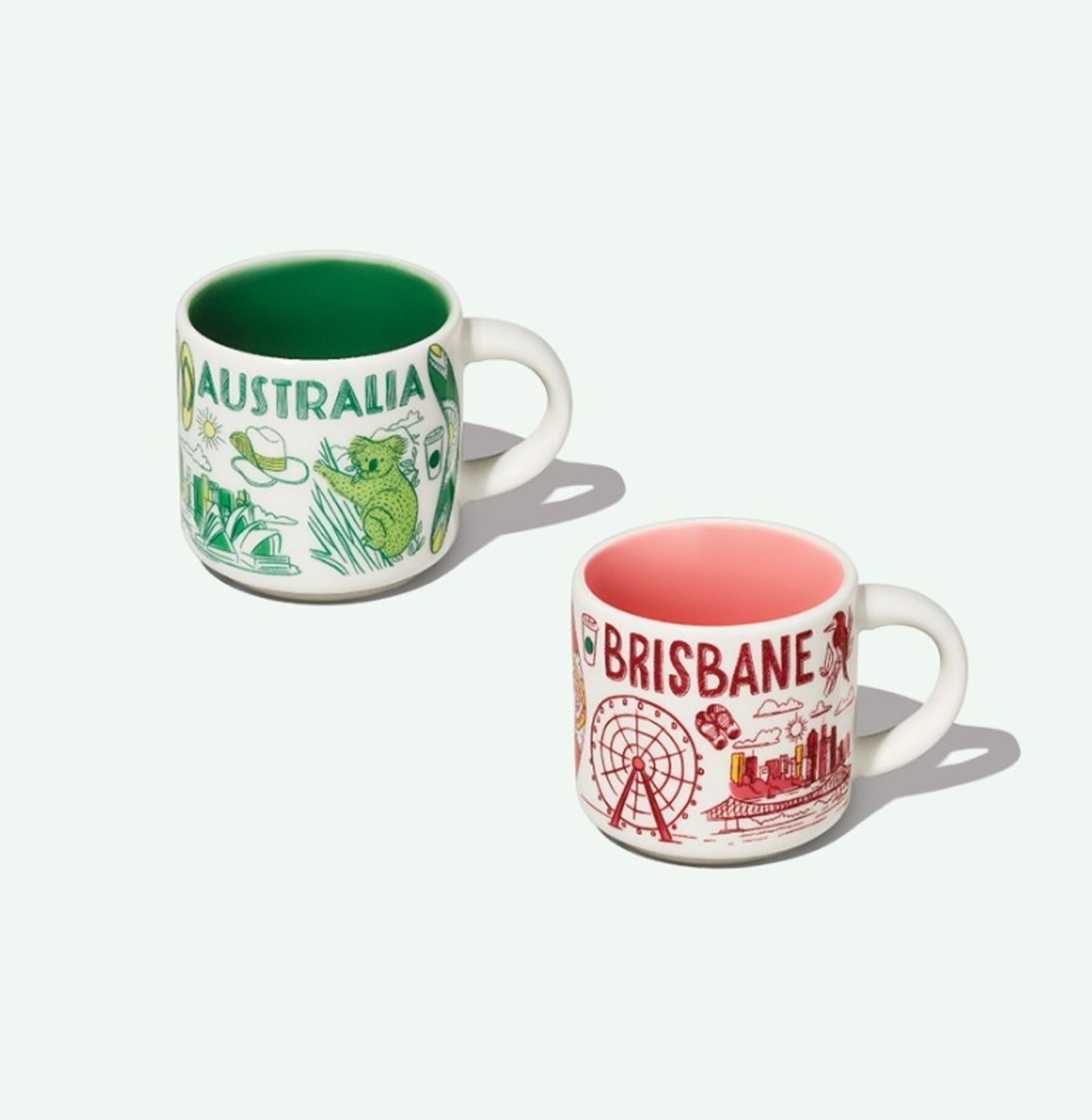 Starbucks オーストラリア＆ブリスベン 限定 ミニカップセット 