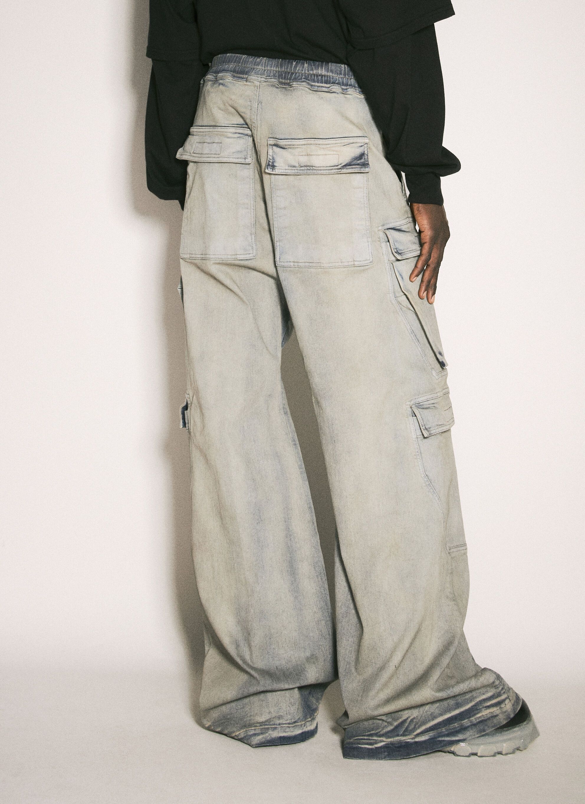 mnml カーゴパンツ　ベラパンツ　カーゴベラ　ブラック Rick デニム RICK OWENS - 【25SS】カーゴ ベラパンツ / CARGO BELAS