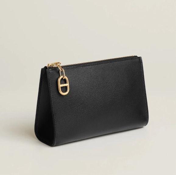 希少品☆》HERMES エルメス ジップアンゴー ポーチ PM Noir