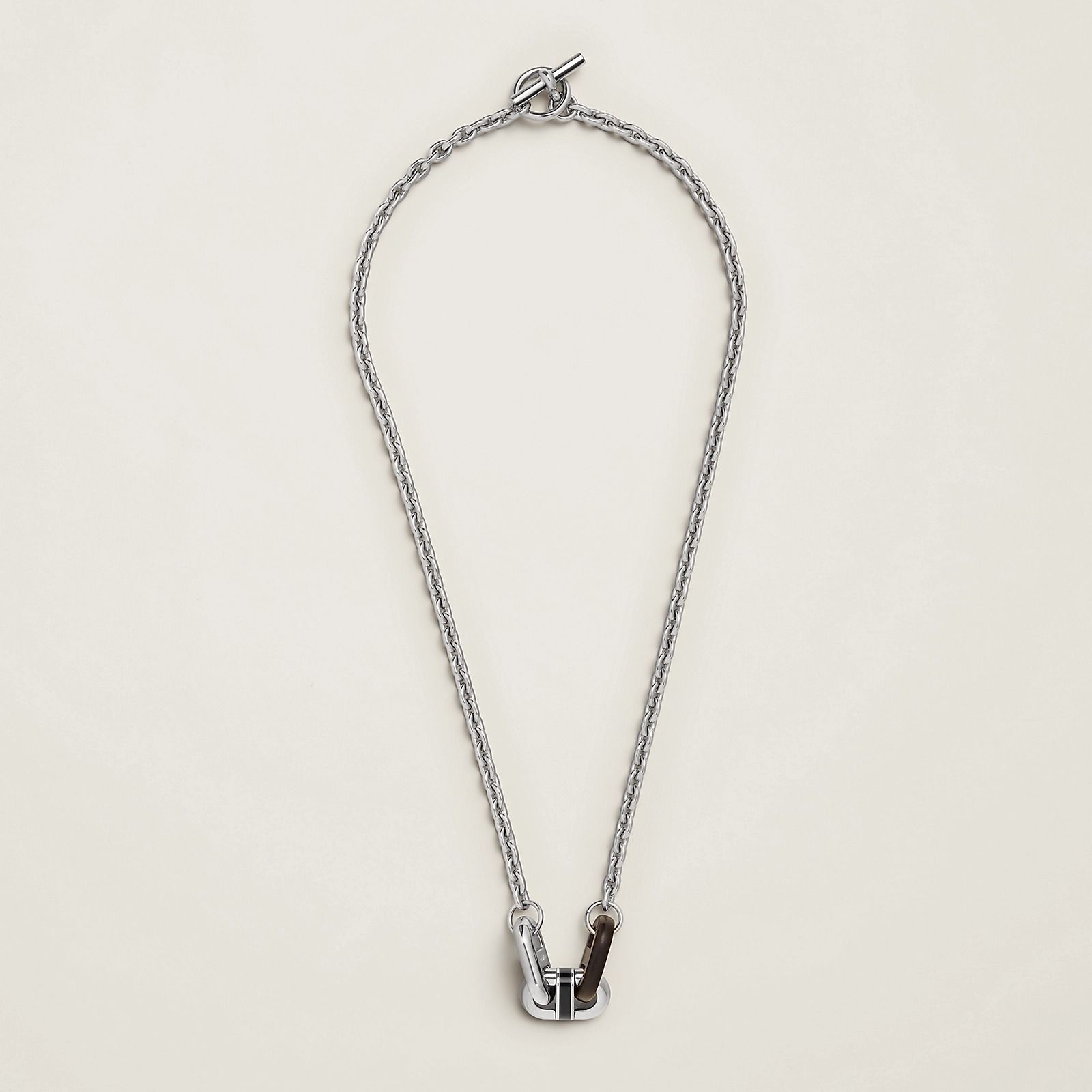 大人カジュアル♪ メンズHERMES マイヨン ネックレス お洒落メンズへ】HERMES ミニ マイヨン ペンダント PM (HERMES