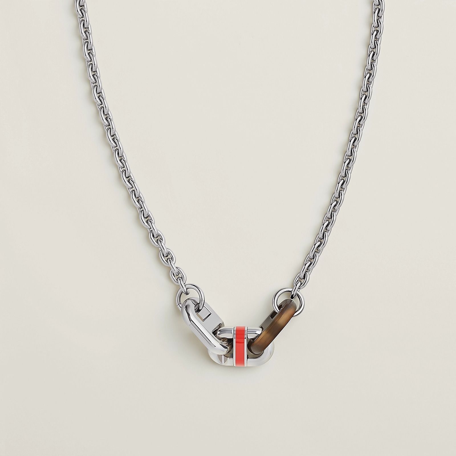 【超人気☆ゴージャス】HERMES Maillon ネックレス HERMES メンズ ネックレス Maillon necklace 直営店ラッピング