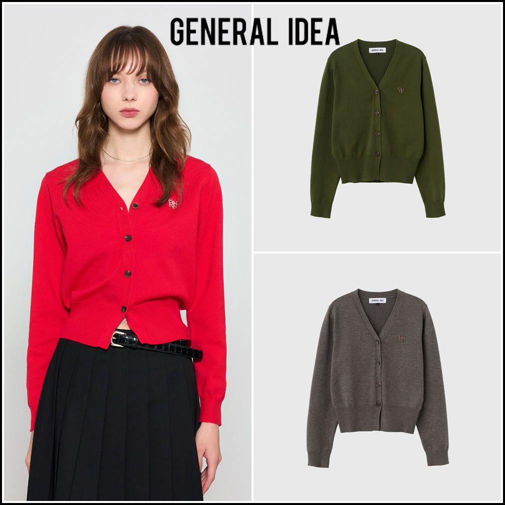 GENERAL IDEA】GNRL Essential カーディガン 3色 (GENERAL IDEA