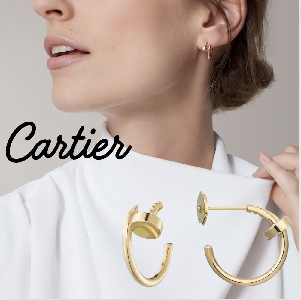 新作人気モデル Clou un CARTIER】Juste earrings (Cartier クル アン ジュスト アクセサリー