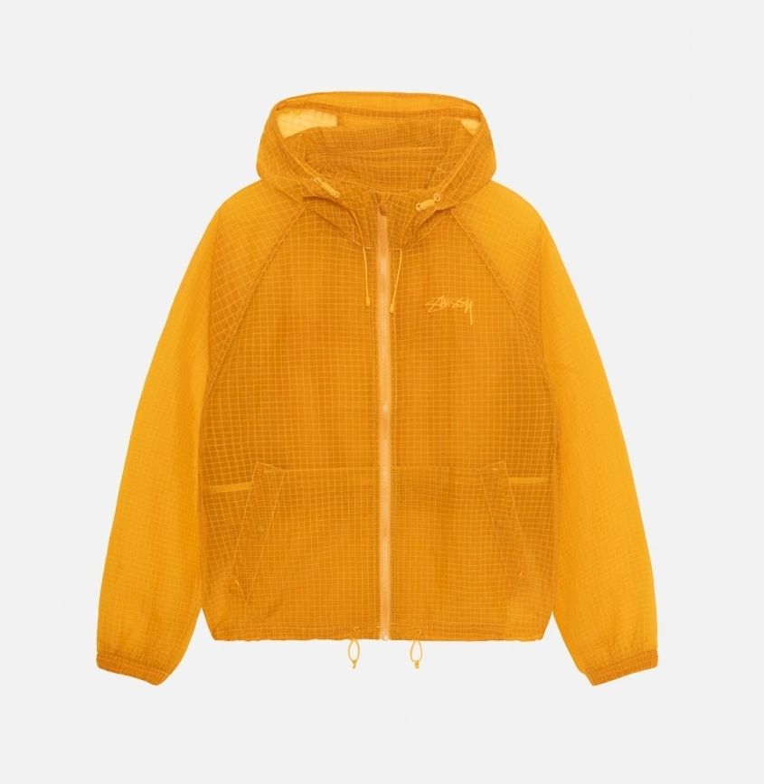 【STUSSY】☆フーディ☆BEACH SHELL TRANSPARENT RIPSTOP 人気 ☆STUSSY☆ BEACH SHELL TRANSPARENT RIPSTOP (STUSSY