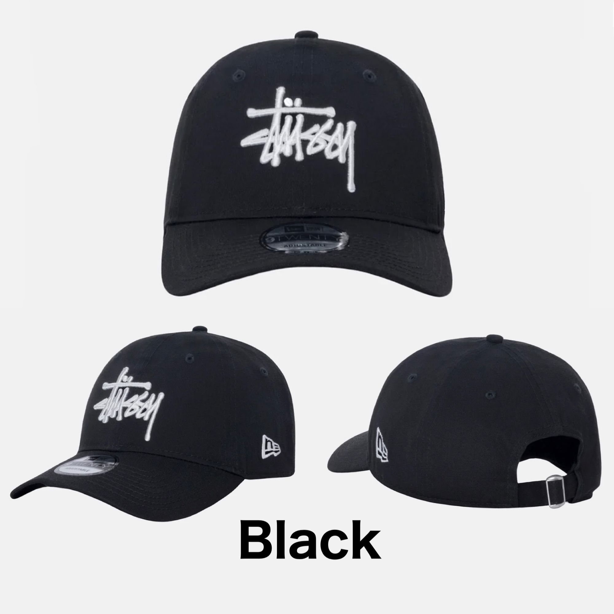 ☆24AW 最新作☆STUSSY NEW ERA 9TWENTY BASIC STRAPBACK