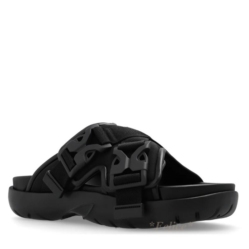 BOTTEGA VENETA】 スナップ スライドサンダル (BOTTEGA VENETA