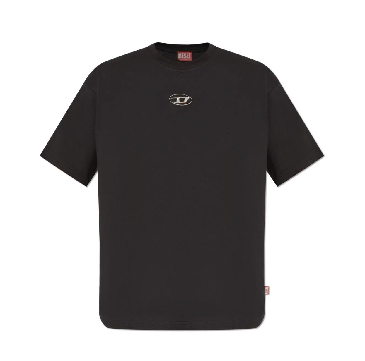 送料・関税込【DIESEL】T-Boxt ロゴ クルーネック Tシャツ Men's T-shirt with Diesel patch logo | White | Diesel