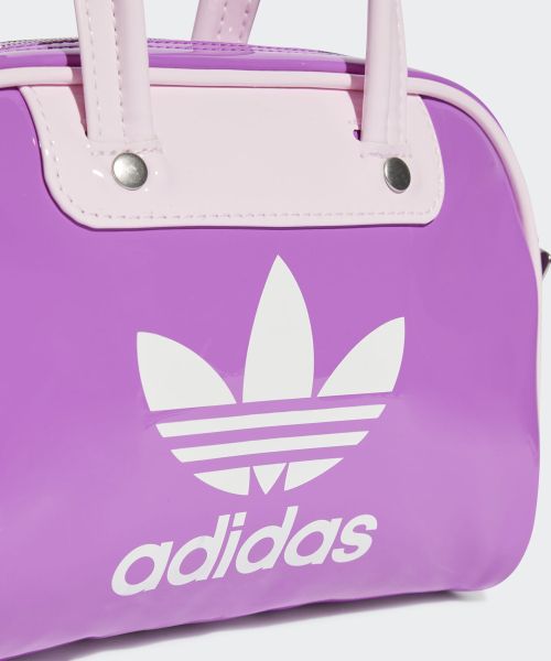 ADIDAS] アディダス バッグ ミニ ボーリングバッグ パープル