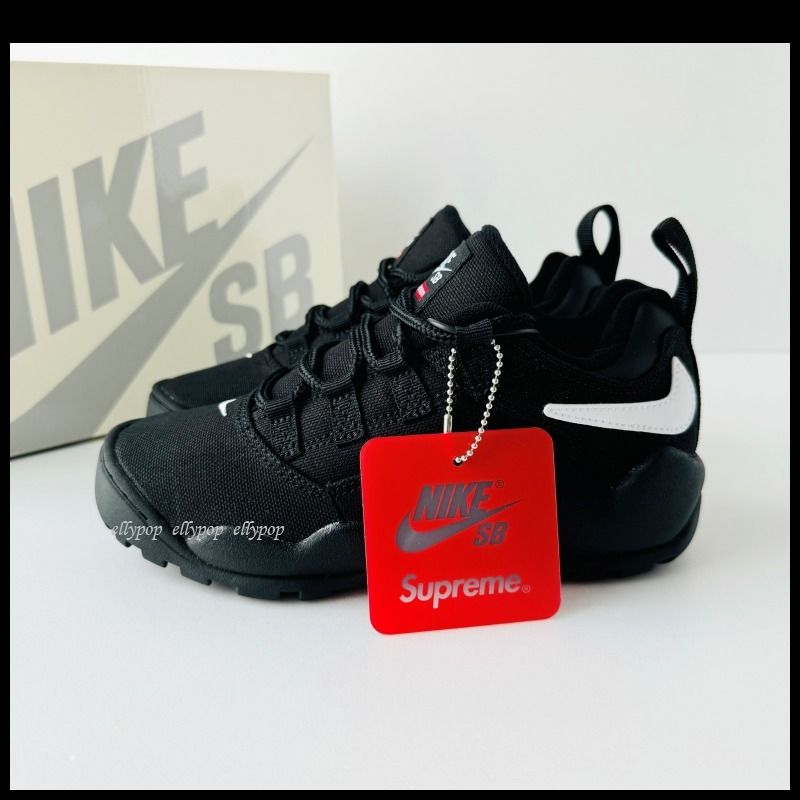 Nike x Supreme SB Darwin Low Black ナイキ コラボ スニーカー Nike x Supreme SB Darwin Low Black ナイキ コラボ スニーカー