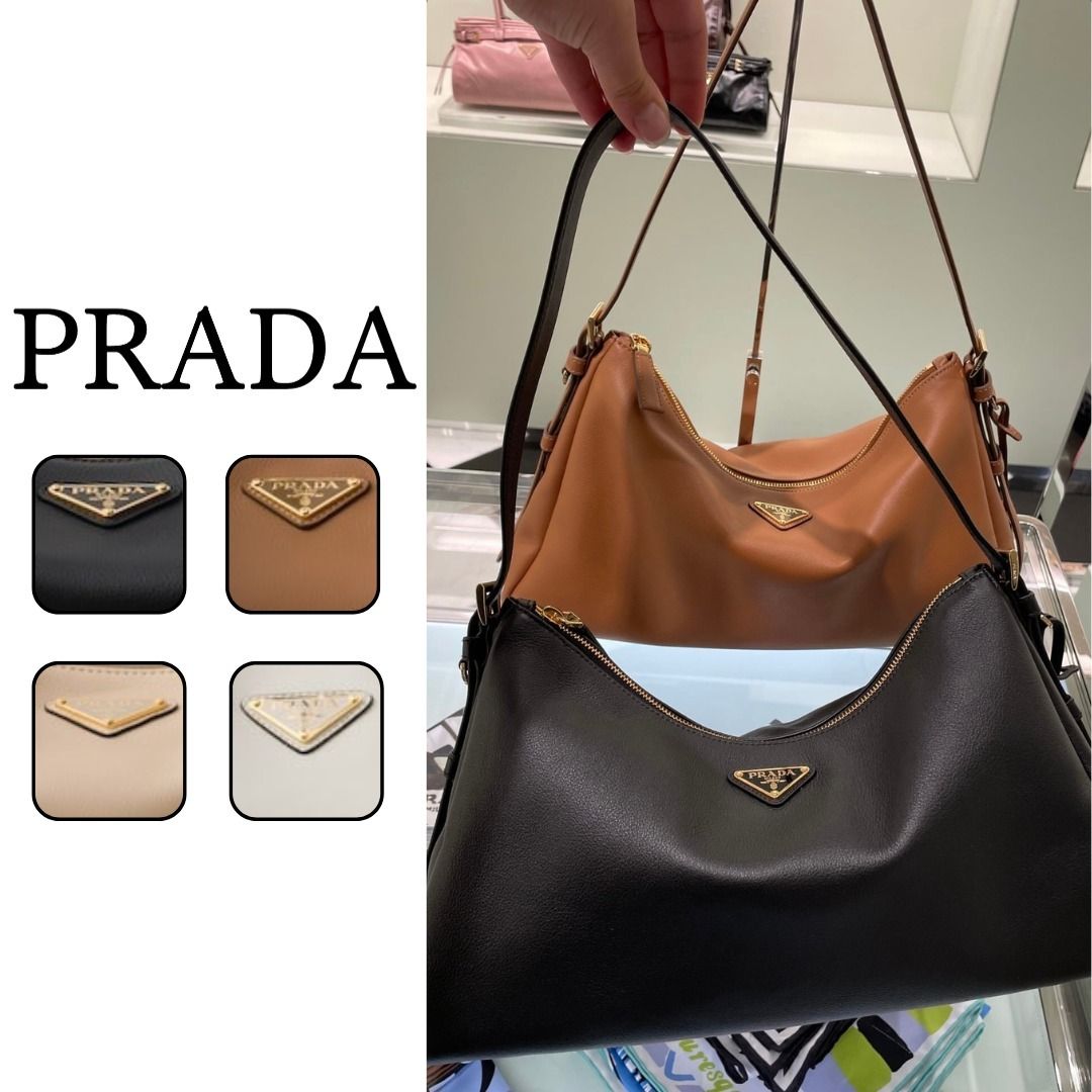 プラダ エメ ラージ レザー ショルダーバッグ (PRADA/ショルダー