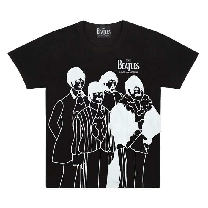 COMME des GARCONS 国内買付 The Beatles PRINTED SWEATSHIRT The Beatles X Comme Des Garçons V Neck Sweatshirt | Black
